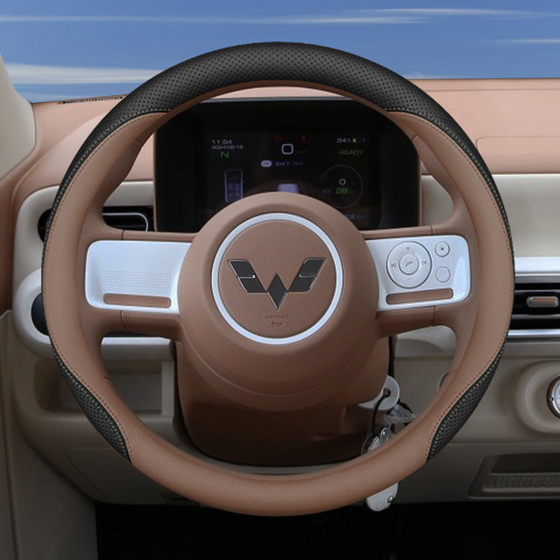 Wuling Mini EV Steering Wheel Cover – Four Season Universal Car Handle Cover
