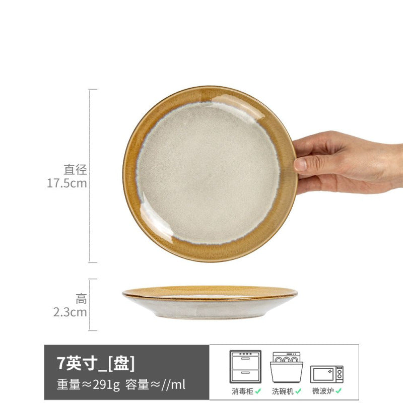 Home Ceramic Tableware Premium Fruit Japanese Style Vintage Wholesale