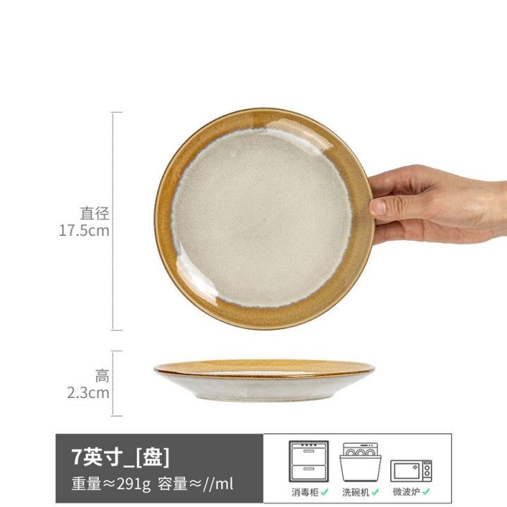 Home Ceramic Tableware Premium Fruit Japanese Style Vintage Wholesale