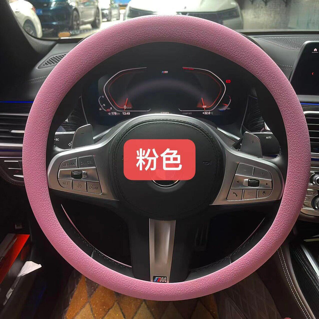 Car Summer Thin Steering Wheel Cover Non Slip Silicone Silicone All Season Universal Grip Cover Unisex Soft