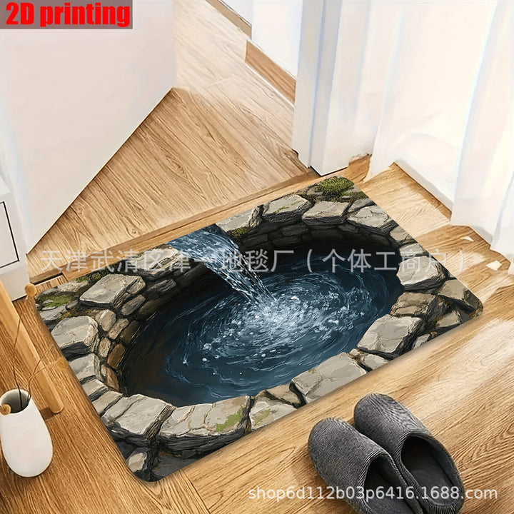 temu Drop Shipping 3 DEntryway Entryway Floor Mat Door Mat Stain Resistant Durable Floor Mat