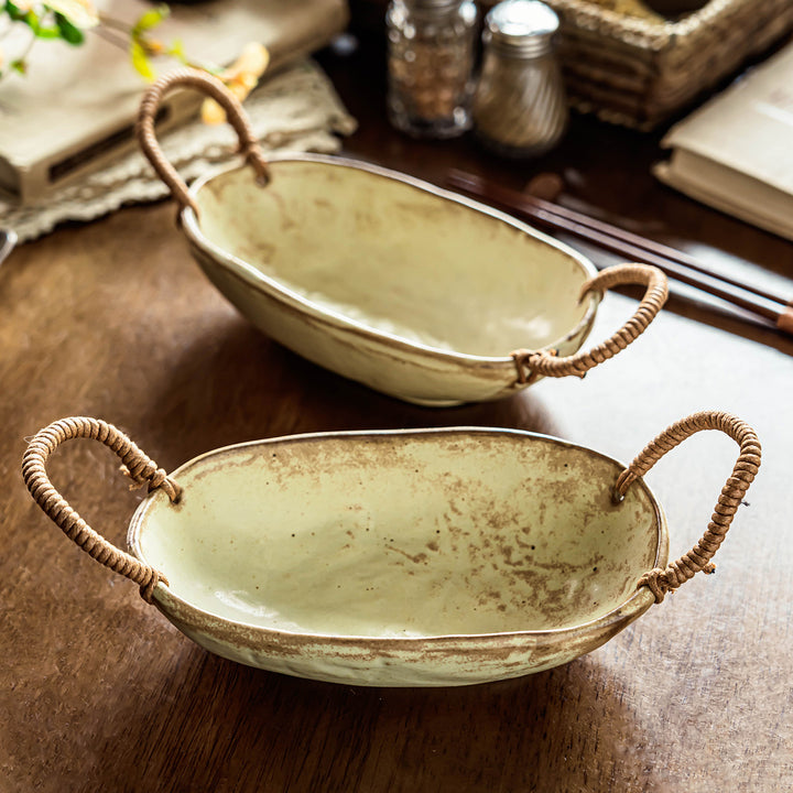 Vintage Bowl Handheld Ceramic Bowl Bowl Wholesale Tableware Home Bowl Bowl