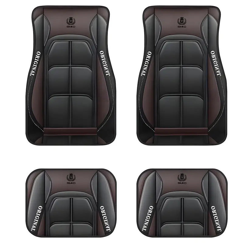 TEMUNordic Vintage Car Foot Mat Carpet Carpet 4 Piece Set Stain Resistant Floor Mat Wholesale Drop Shipping