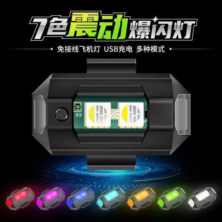 Motorcycle __NS 98__plane Strobe Flash Warning Light – Magnetic Drone Kite Anti-Theft __NS 73