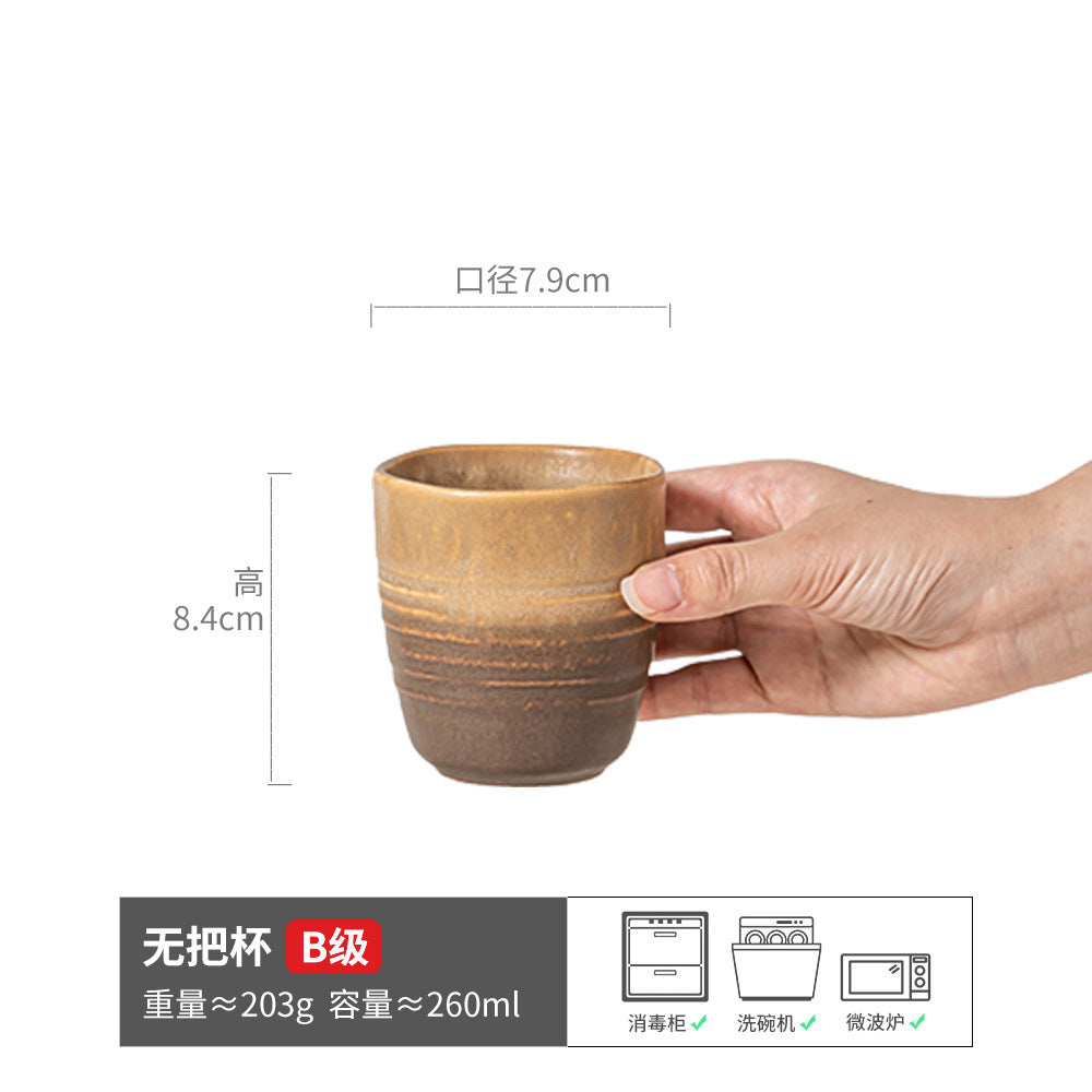 Vintage Cup Ceramic Cup Wholesale Home Japanese Style Coffee Cup Cup Tea Cup Cup