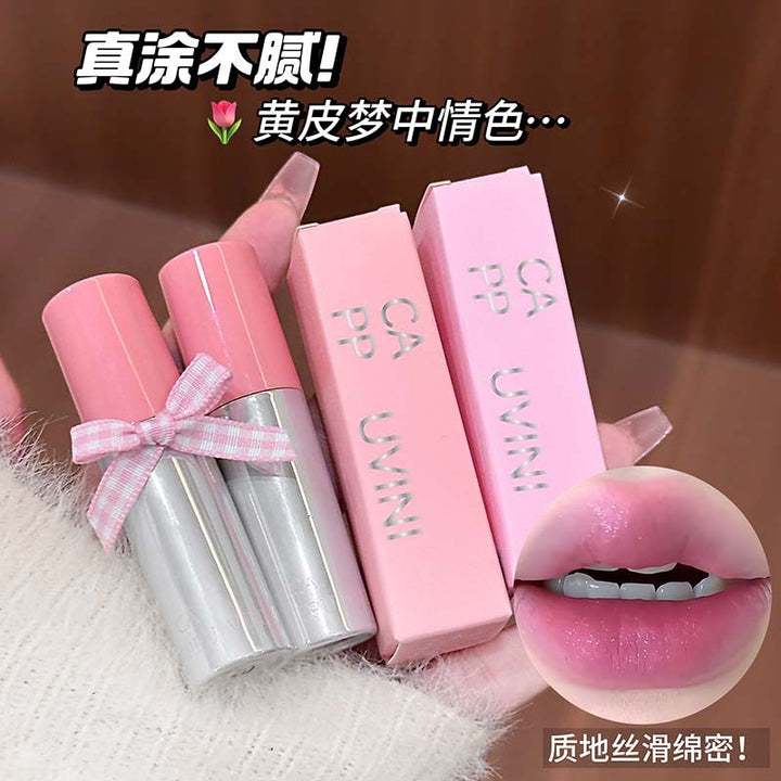 Cappuvini空气感哑光唇泥 柔雾哑光春日伪素颜氛围感跨境美妆唇彩