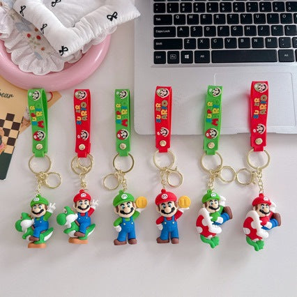 Creative Pvc Cute Doll Keychain Car Hanging Wholesale