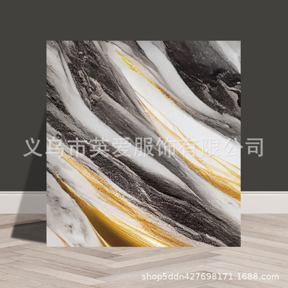 铝塑板墙纸自粘防水防潮墙面毛毡板厨房墙板仿大理石墙贴瓷砖贴纸