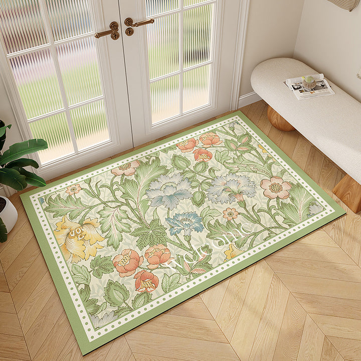 Living Room Entryway Door Mat Waterproof Leather Floor Mat Home New Entryway Foot Mat