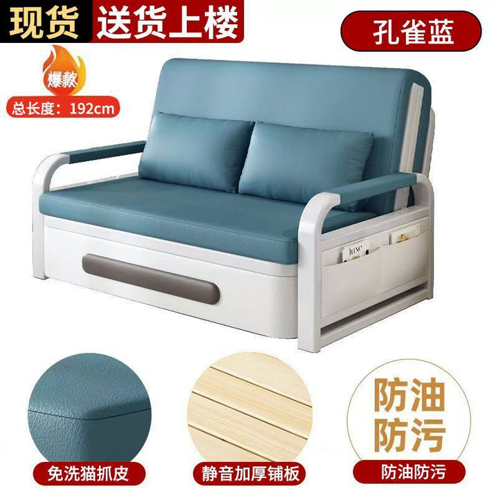 双人客厅小户型多功能伸缩沙发床单人沙发床折叠两用新款阳台