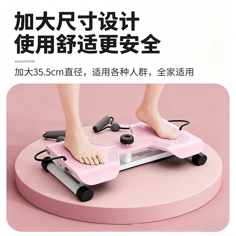 现货跨境酷炫扭腰盘家用成人健身器材阻力扭腰机瘦腰甩脂机训练器