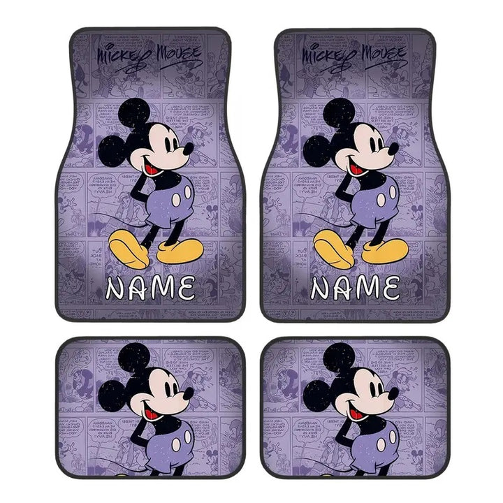 TEMUVintage Nordic Car Foot Mat Carpet 4 Piece Set Stain Resistant Floor Mat TEMUFoot Mat Wholesale