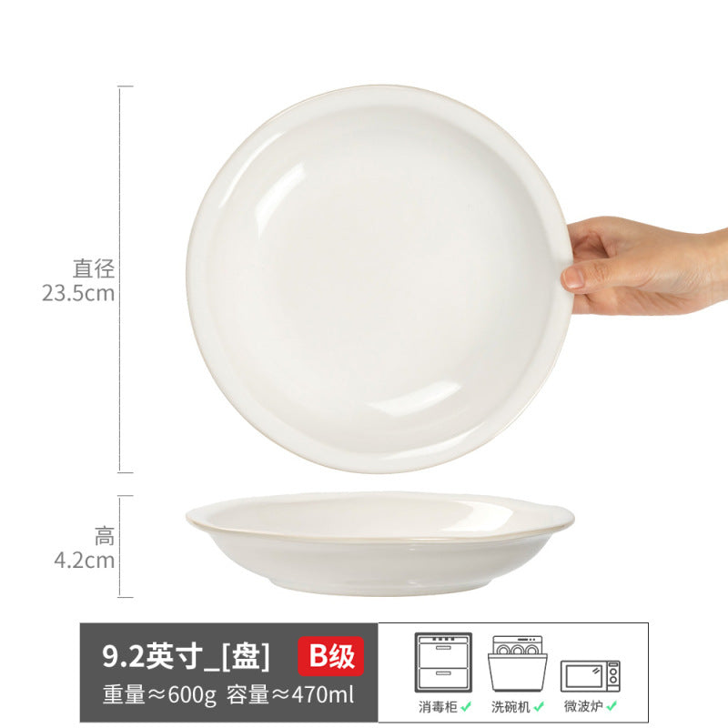 Bowl Vintage Ceramic Bowl Home Plate Tableware Bowl Plate Wholesale Export