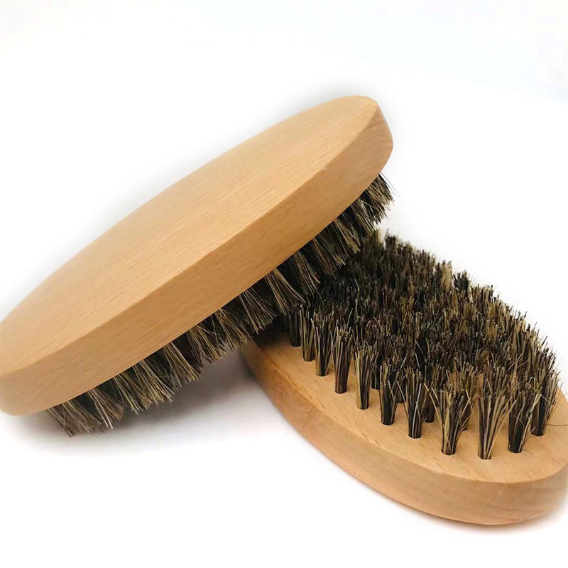 胡须护理套装男士面部修剪工具胡须剪刀胡须刷麻布袋Beard Kit