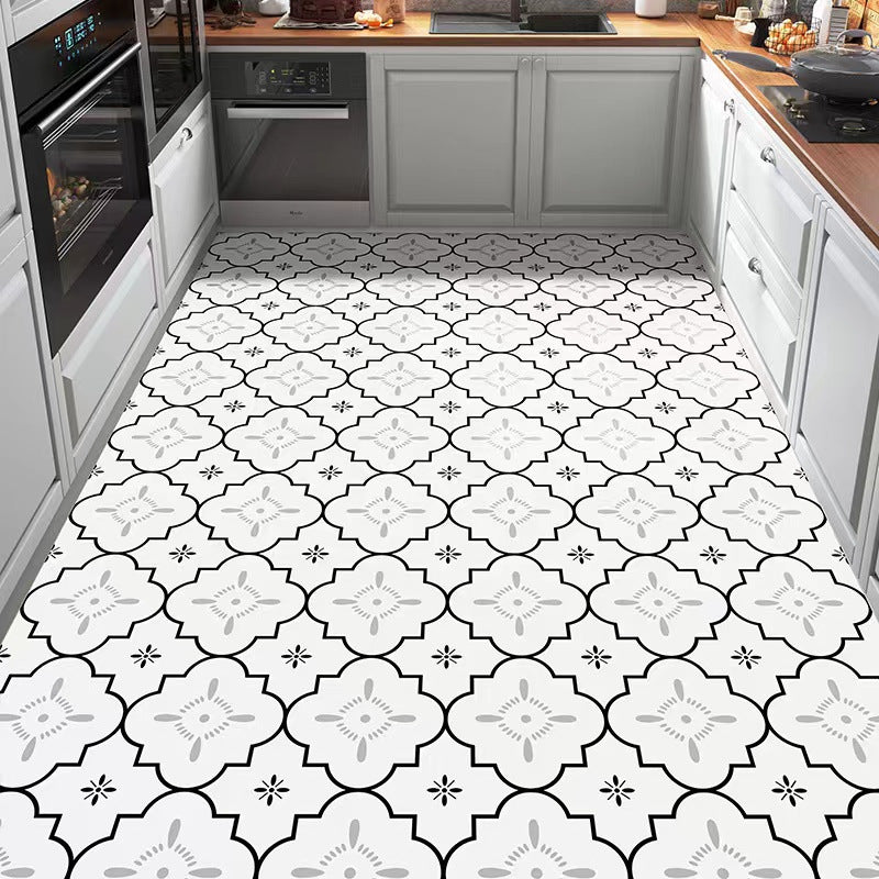 Leather Floor Mat Kitchen Waterproof Floor Mat Home
