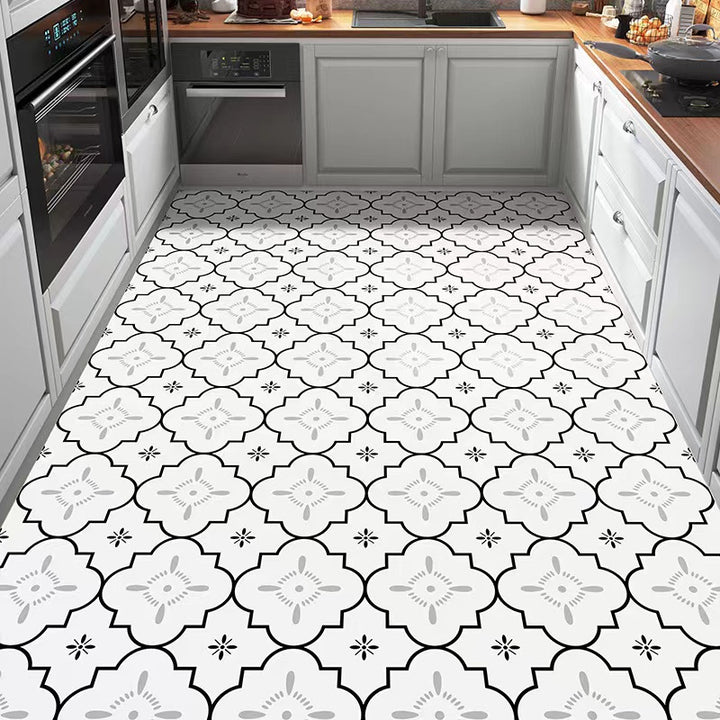 Leather Floor Mat Kitchen Waterproof Floor Mat Home