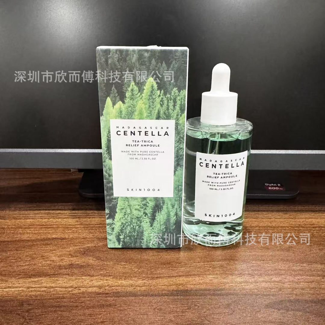 跨境SKIN1004积雪草安瓶精华面霜洗面奶小粉棒理肤天使组合套装
