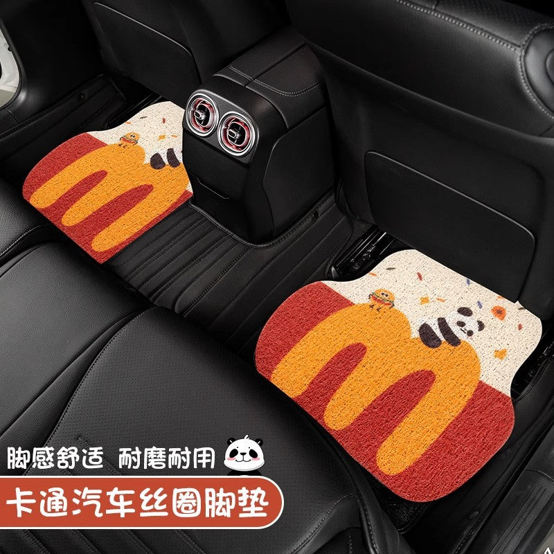 Cute Car Foot Mat Stain Resistant Car