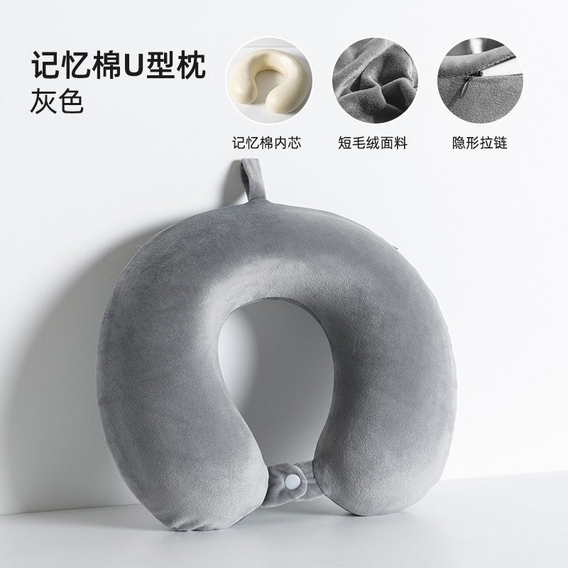 U Memory Foam Neck Pillow Wholesale Portable Home Travel Office U