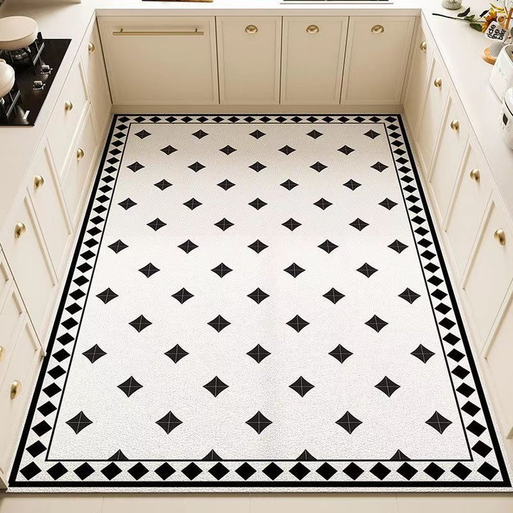 pvc Kitchen Floor Mat Non Slip Waterproof Home Foot Mat Entryway Carpet