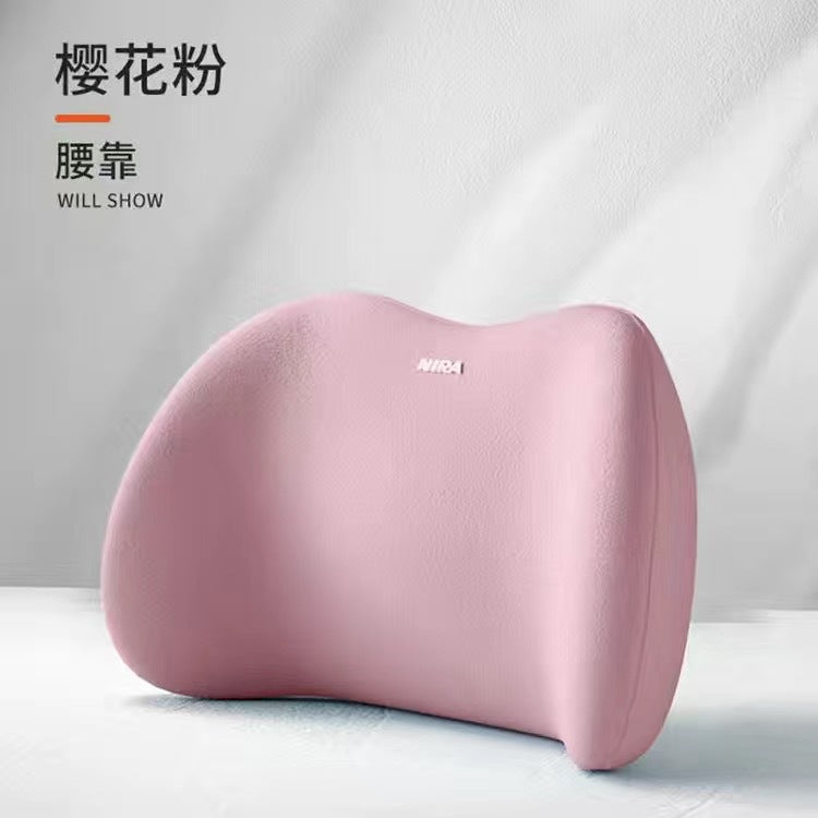 汽车头枕腰靠护肩枕车用枕头车载靠枕记忆棉腰靠背垫家用汽车用品