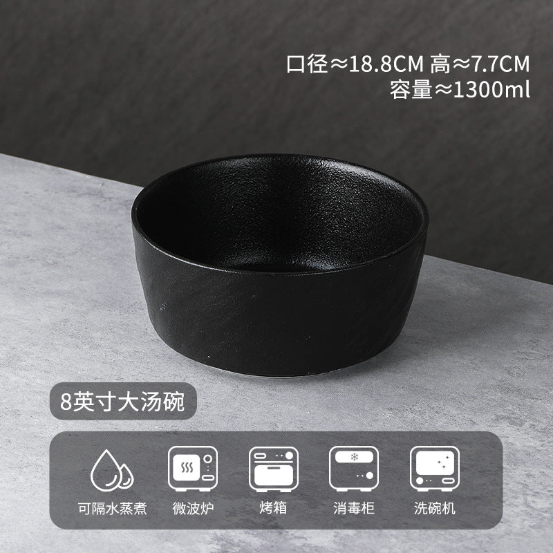 釉下彩餐具套装源头工厂定制2024新款高级感碗具轻奢碗碟套装家用