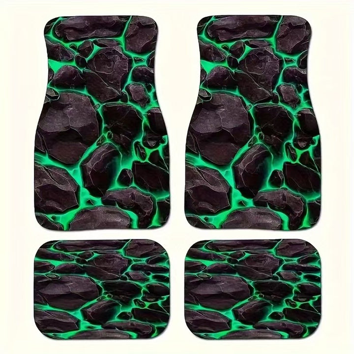 TEMUVintage Nordic Car Foot Mat Carpet 4 Piece Set Stain Resistant Floor Mat TEMUFoot Mat Wholesale
