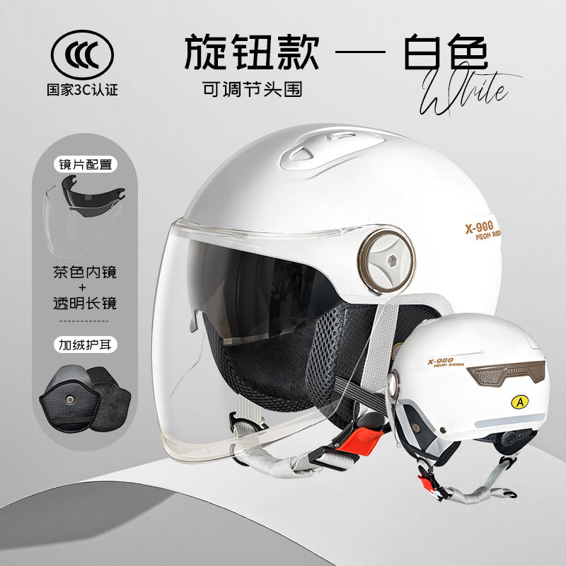 3 c Motorcycle Helmet Men's Women's