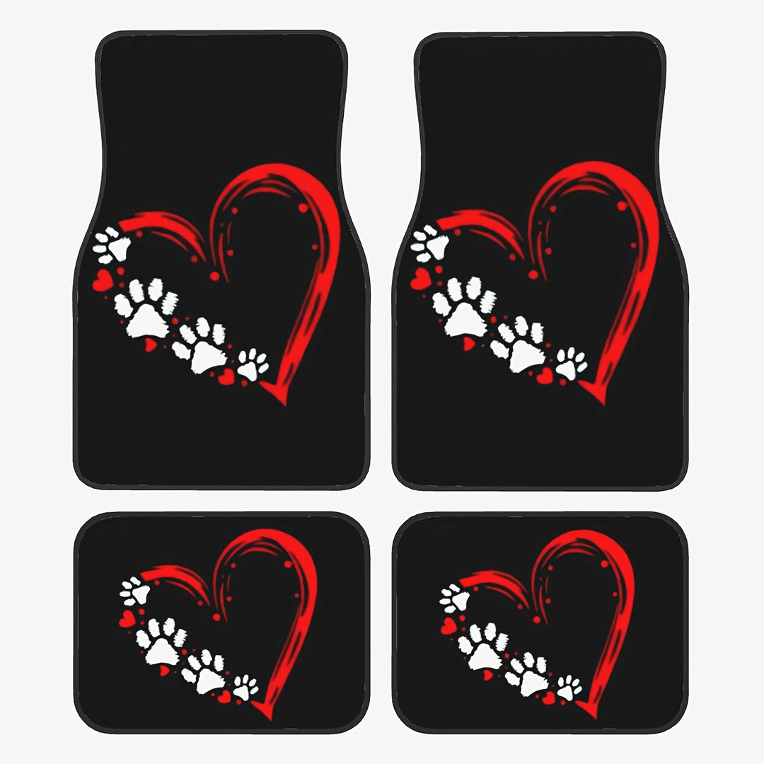 TEMUVintage Nordic Car Foot Mat Carpet 4 Piece Set Stain Resistant Floor Mat TEMUFoot Mat Wholesale