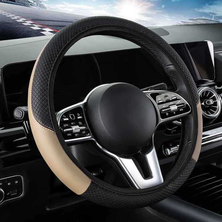 Car Steering Wheel Cover Leather All Season Universal Grip Cover Wholesale
