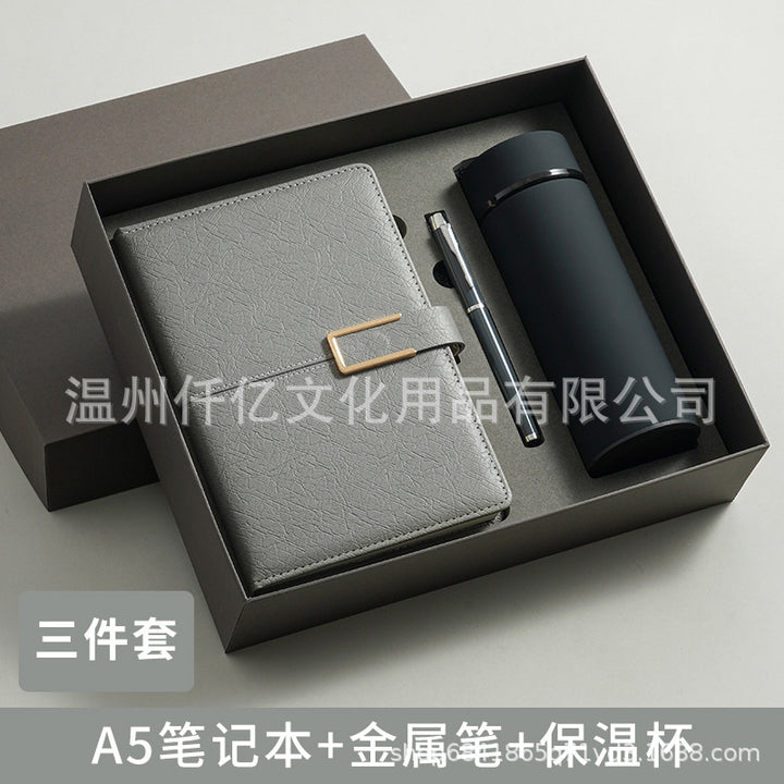 新款笔记本礼盒保温咖啡杯套装伴手礼高档记事本子节假日礼品定制