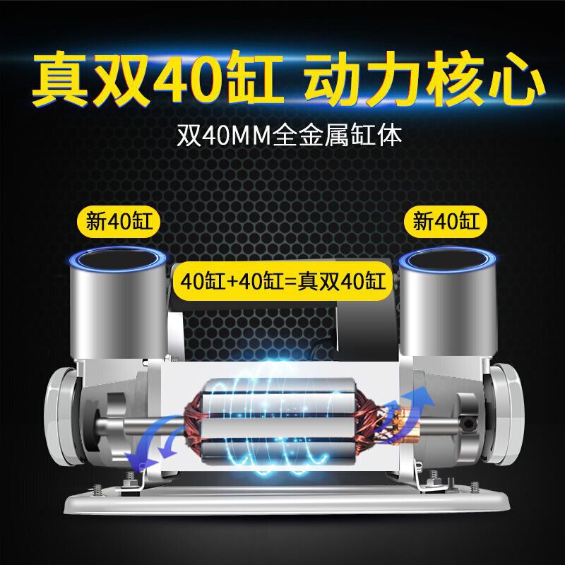 巨木车载充气泵双缸高压大功率12v农用汽车大型越野MPV货车打气泵