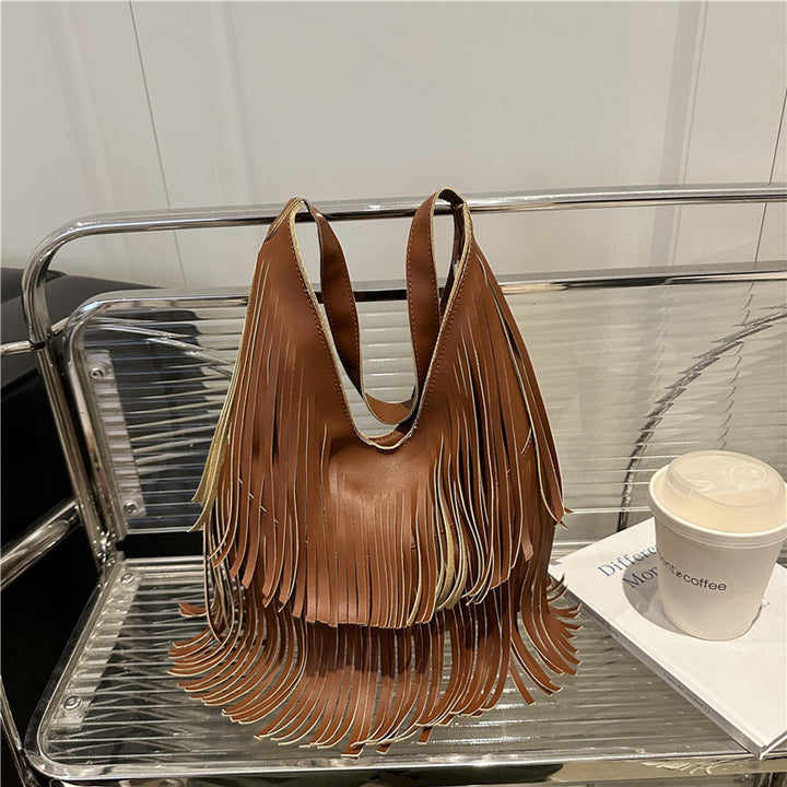 Casual Spring New Stylish Minimalist Large Capacity Vintage Underarm Tote Shoulder Bag