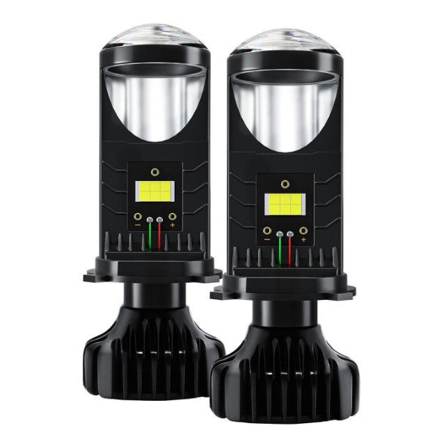 Y 6 D/Y 7 D/Y 8 Car __NS 73__ Headlight H 4 with Lens – Super Bright Hi-Lo Beam Fish Eye Light