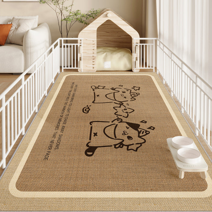 Small Dogpvc Pet Cat Dog Special Home Floor Mat
