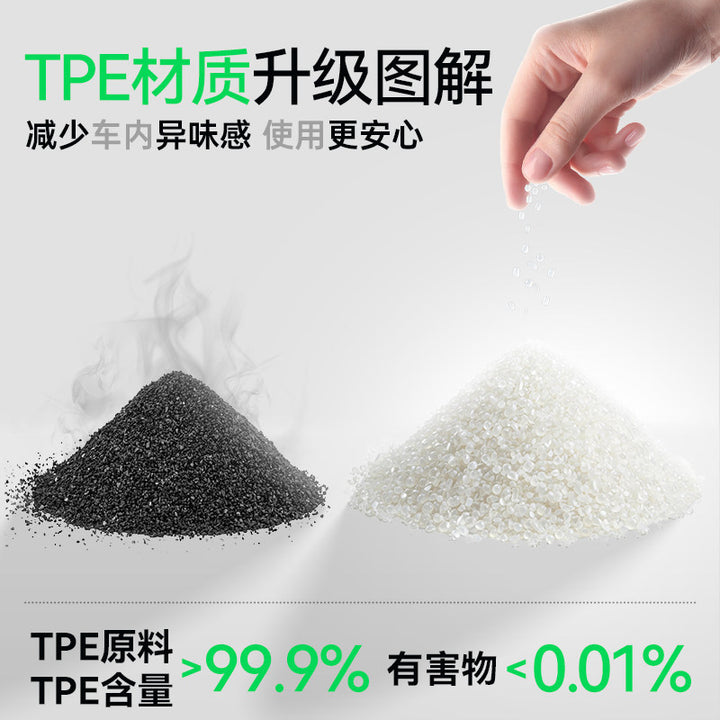 Compatible L 80 Foot Mat TPE Car Interior Modified Accessories Carpet