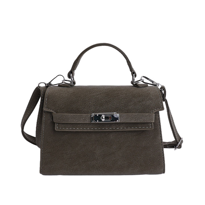 Large Capacity Casual New Trendy Fashion Texture Crossbody Handheld Small Square Bag Women