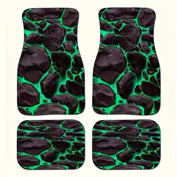 TEMUNordic Vintage Car Foot Mat Carpet Carpet 4 Piece Set Stain Resistant Floor Mat Wholesale Drop Shipping