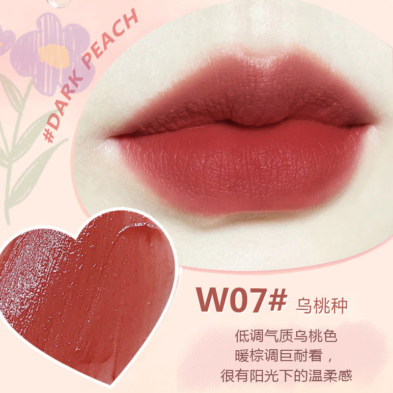 WODWOD绒雾轻感奶霜唇釉素颜不易掉色不易沾杯显白轻薄素颜奶油色
