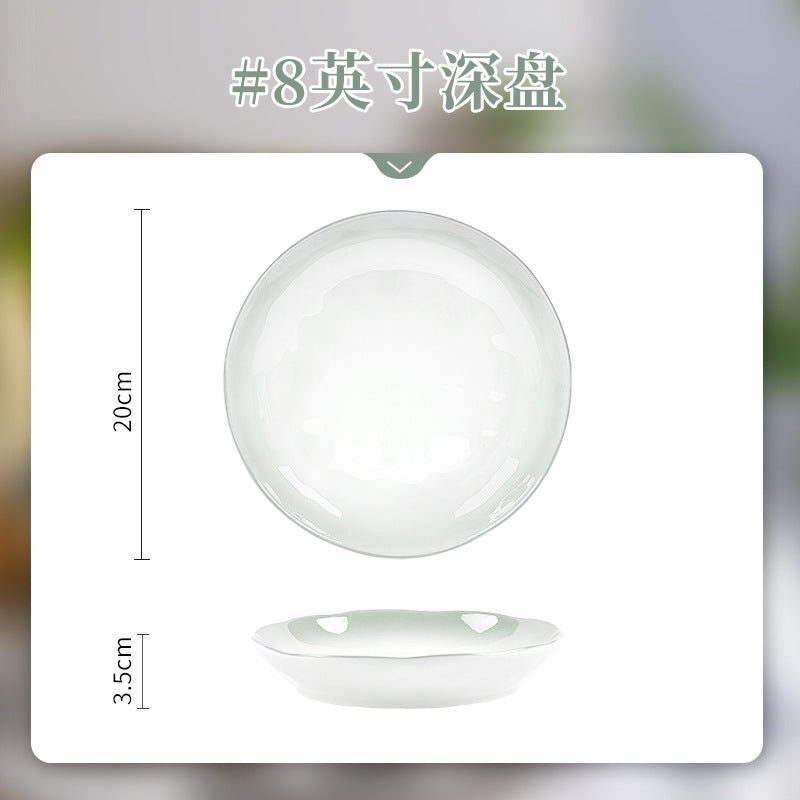 碗碟套装陶瓷高级感简约轻奢北欧风家用2025新款碗盘碗具餐具好看