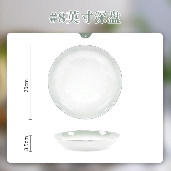 碗碟套装陶瓷高级感简约轻奢北欧风家用2025新款碗盘碗具餐具好看