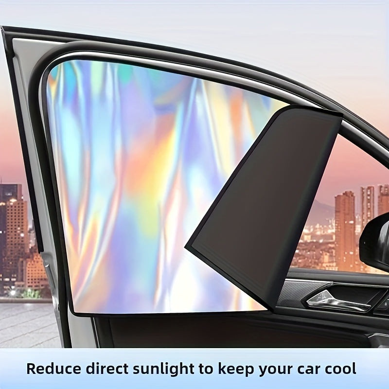 Sunshade Set with Magnetic Front Windshield Cover