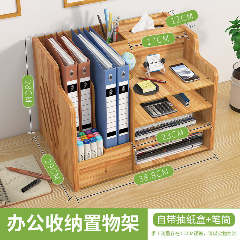 Multi-Layer Desktop Drawer Storage Box with Lock – Office Desk Organizer