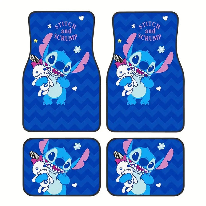 TEMUVintage Nordic Car Foot Mat Carpet 4 Piece Set Stain Resistant Floor Mat TEMUFoot Mat Wholesale