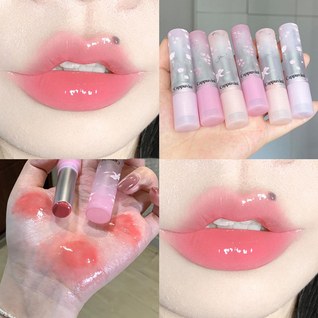 Cappuvini花漾碟语唇蜜 镜面唇蜜嘟嘟唇水光化妆品学生党跨境彩妆