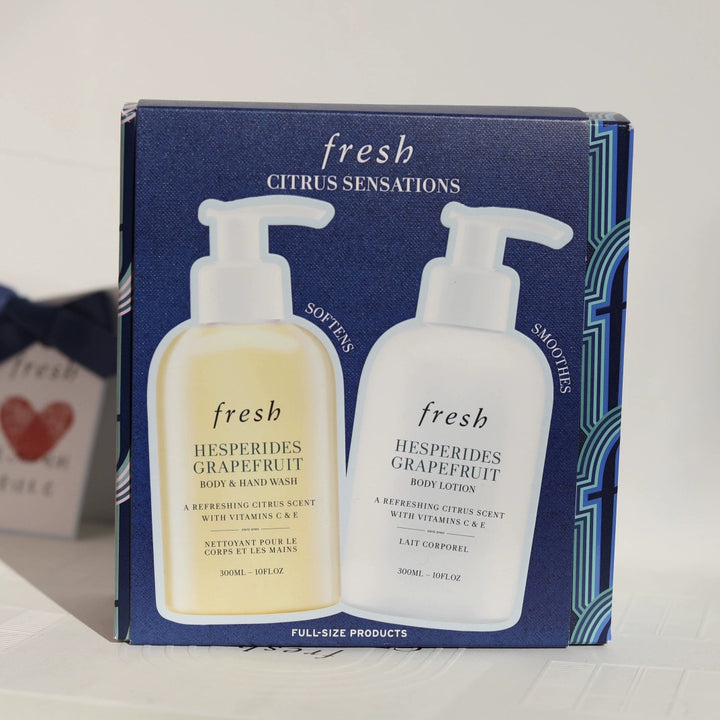 Fresh Grapefruit Body Lotion & Shower Gel Set 300 ml – Refreshing Skincare Gift Box