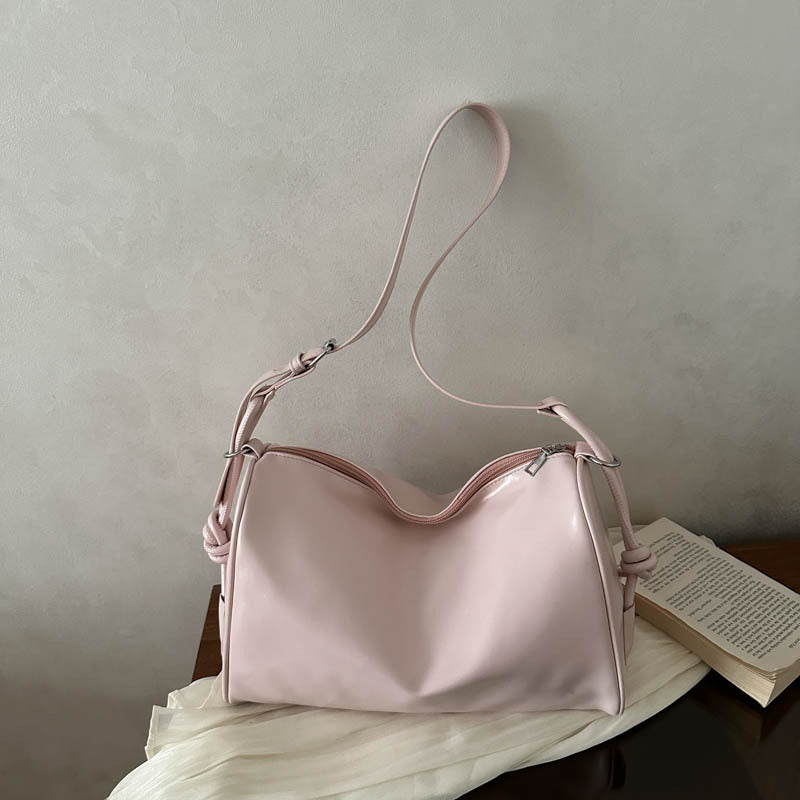 New Fashion Commuter Trendy Texture Single Shoulder Underarm Bag Premium Design Large Capacity Tote Bag