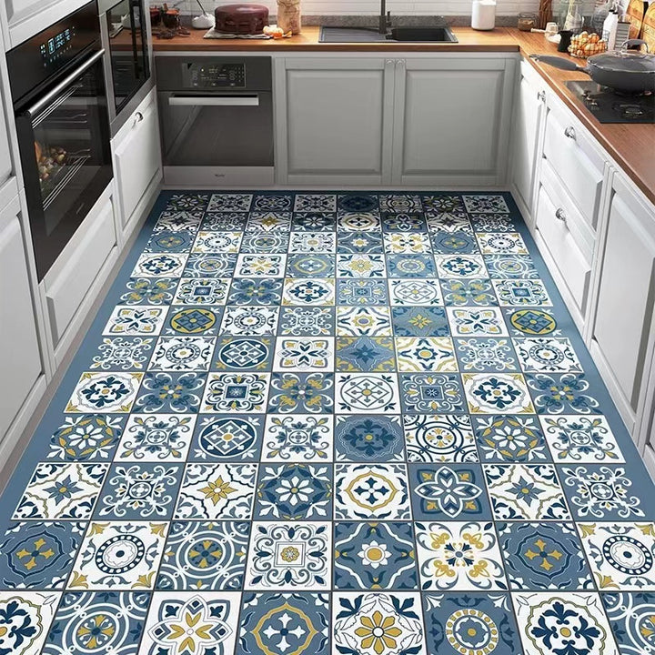 Leather Floor Mat Kitchen Waterproof Floor Mat Home
