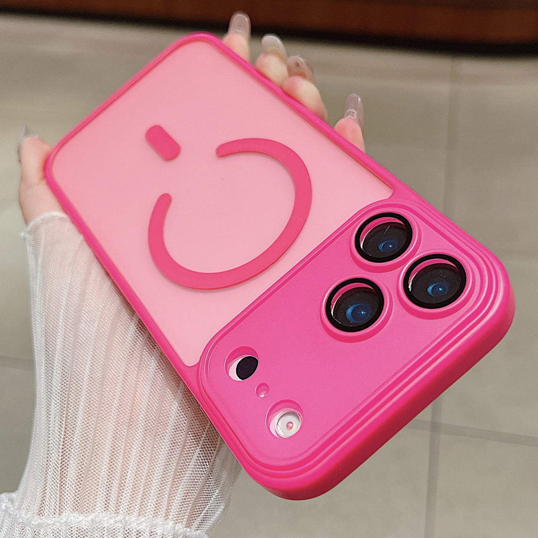 For iPhone17 promax Mag Safe iPhone 16 pm Full Coverage Shockproof Frosted Phone Case