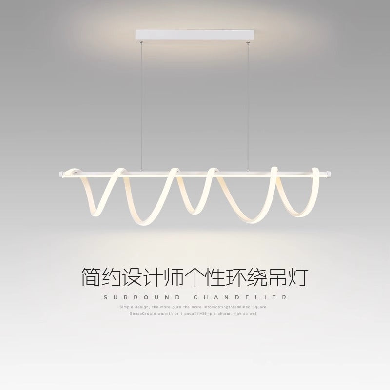大气极简餐厅灯吊灯现代简约轻奢大气家用饭厅吧台氛围灯个性灯具
